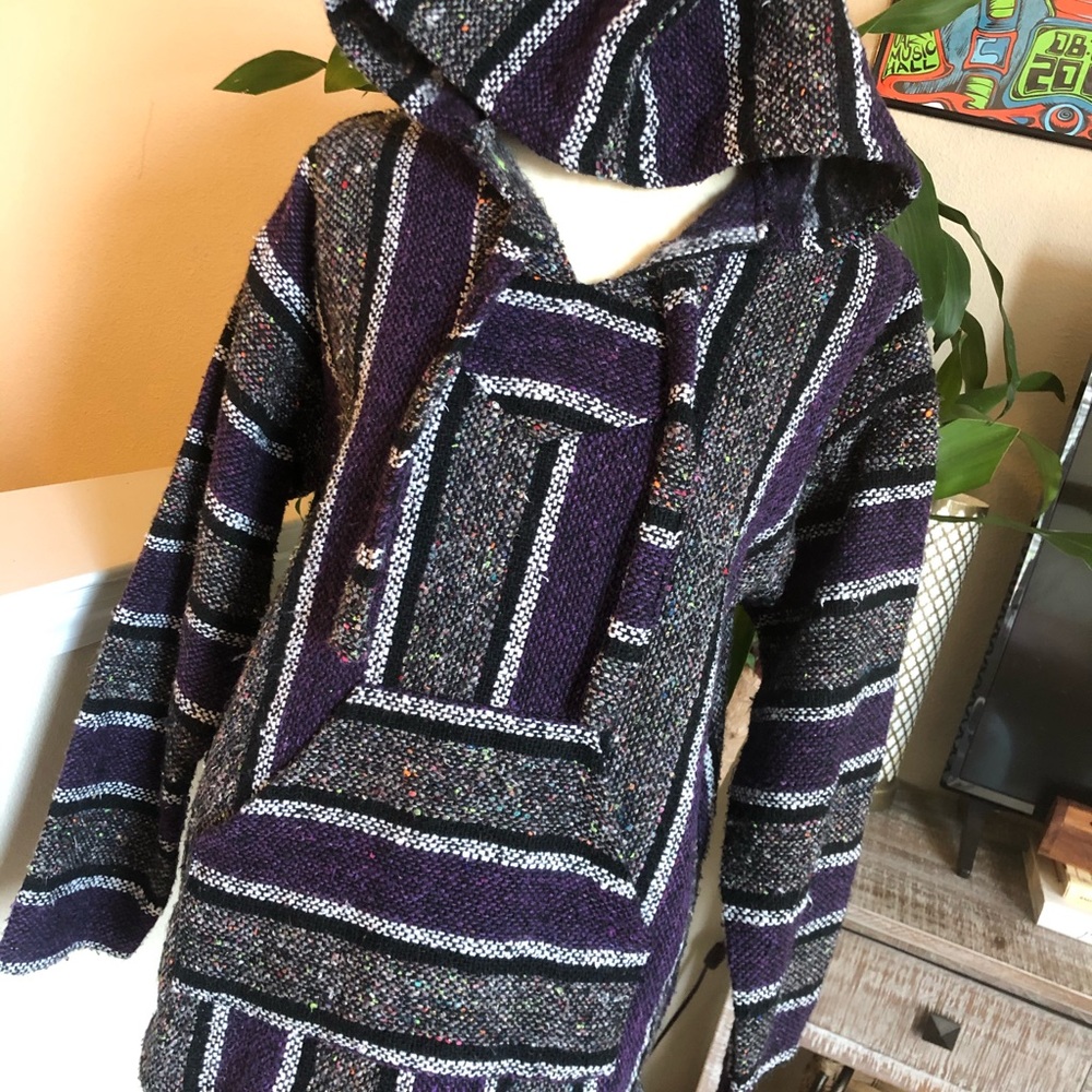 Womens Mexican blanket hoodie